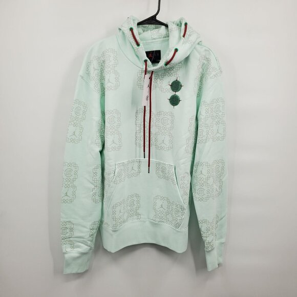 Jordan x CLOT All Over Print Sweatshirt Hoodie Men Size Small NWT - Picture 1 of 14